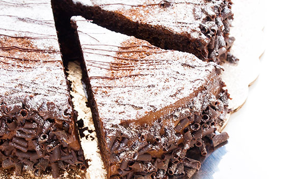 Chocolate Souffle & Flourless Chocolate Cake