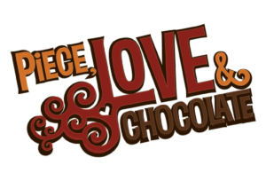 Piece, Love & Chocolate Logo