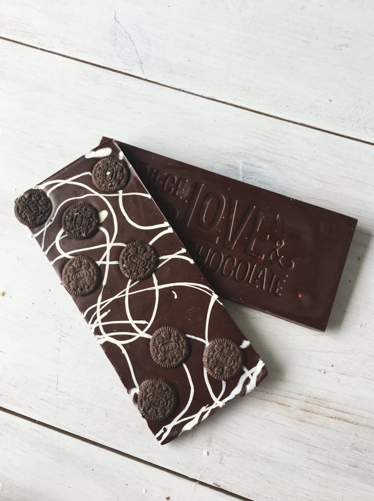 Cookies-n-Cream Bar | Chocolate Gifts by Piece, Love & Chocolate
