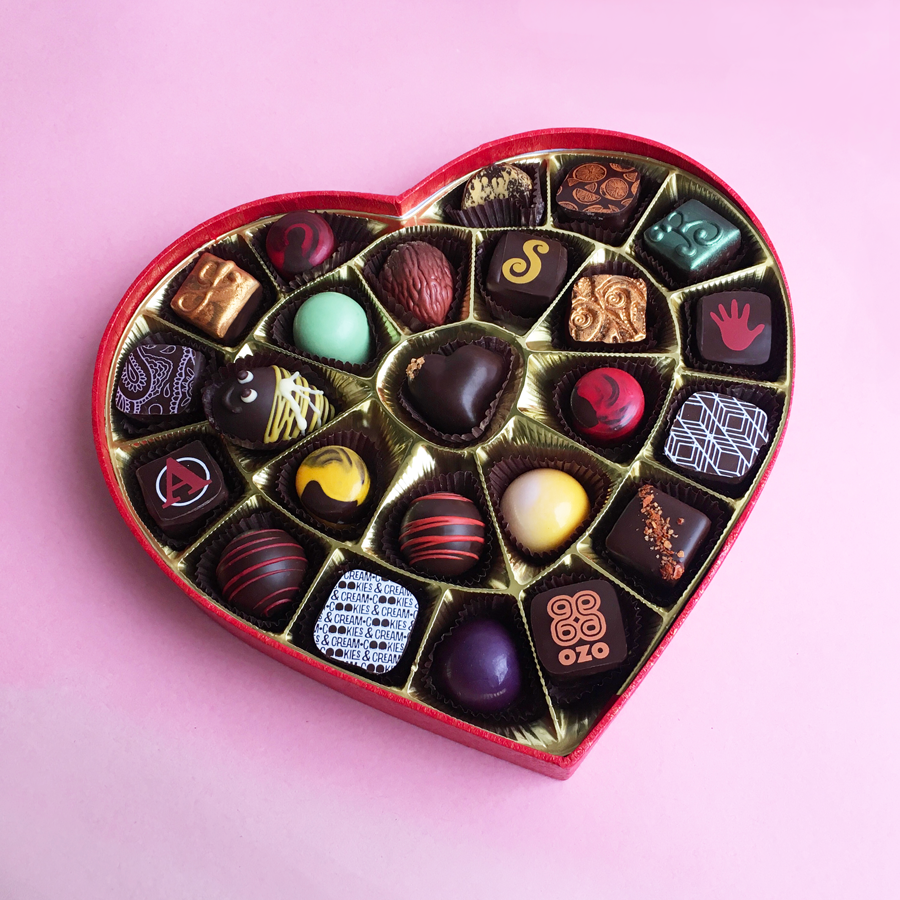 The Heart Collection Chocolate Gift Box 44 Piece